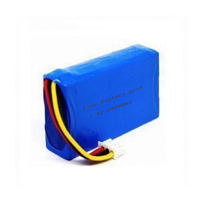 7.4V 3000mAh lithium polymer battery pack