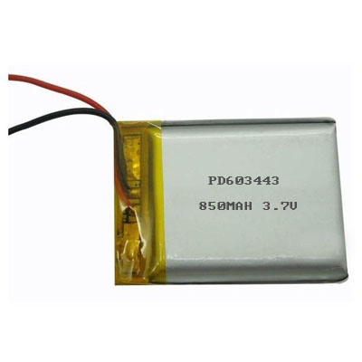 Lipo battery 3.7V 850MAH PD603443