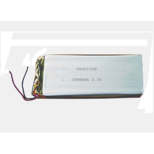 3.7V 2000mAh lithium polymer battery PD455190