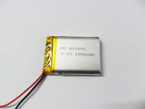 Lithium polymer battery 3.7v 1500mAh PD803450