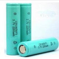 Li-ion battery 18650-2200mAh cylindrical lithiu...