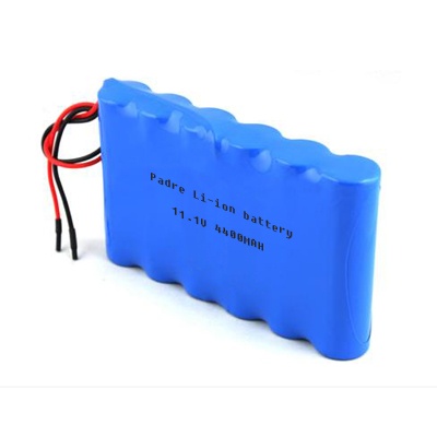 11.1v 4400mAh li-ion rechargeable battery pack