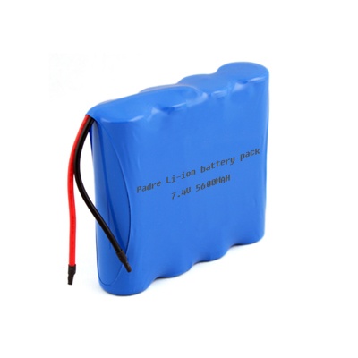 7.4v 5600mAh li-ion rechargeable battery pack