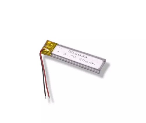 8mm ultra narrow lipo battery 3.7V 40mAh