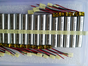 Narrow lipo battery