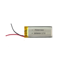 Lipo battery 3.7V 260MAH PD501542 China bluetooth battery