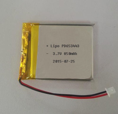 lithium polymer battery,lipo battery,653443 battery