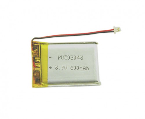 Lithium polymer battery 3.7V 600mAh PD503043